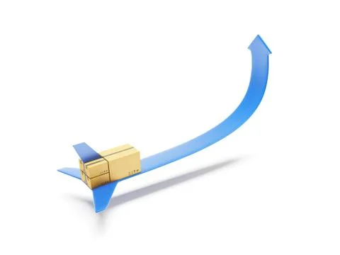 Air cargo Stock Illustration