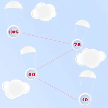 Air chart Stock Illustration
