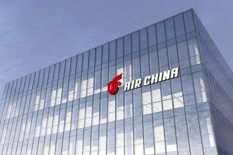 Air China 스톡 일러스트