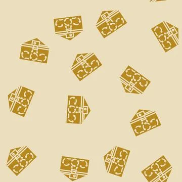 Air circulation ventilation glyph vector seamless pattern Illustrazione stock