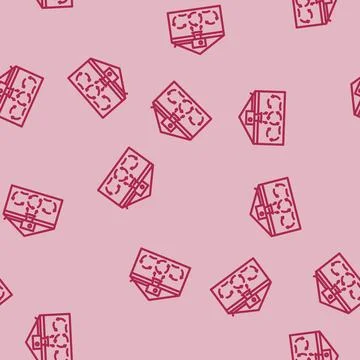 Air circulation ventilation line vector seamless pattern Stock Illustration