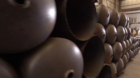 Air Compressor boiler manufacturing 動画素材 256655812
