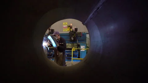 Air Compressor boiler manufacturing 動画素材 256656078