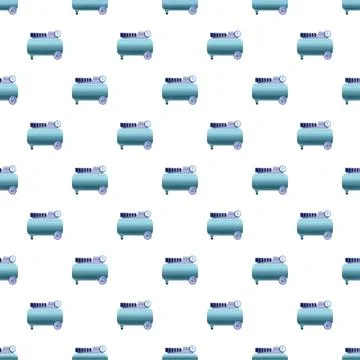 Air compressor equipment seamless pattern background Stock Illustration