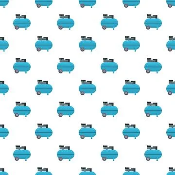 Air compressor equipment seamless pattern background Stock Illustration