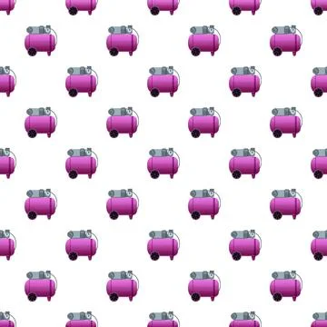 Air compressor equipment vector seamless pattern background Stock Illustration