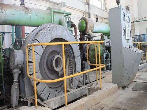 Air compressor Stock Footage 74355248