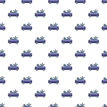 Air compressor machine industrial equipment seamless pattern design 스톡 일러스트