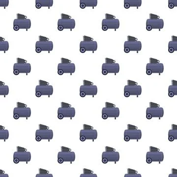 Air compressor machine industrial tool seamless pattern Stock Illustration