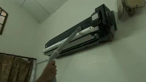 Air Cond Servicing Stock Footage 137982531