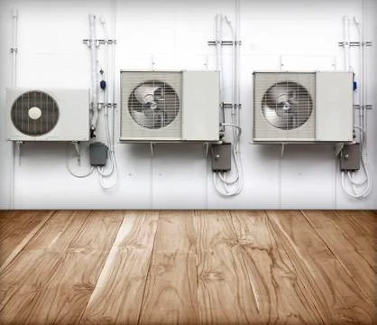 Air condenser. Stock Photos