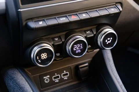 Air-condition controls Foto stock