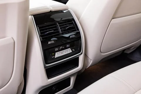 Air-condition in interior of a car Stock Photos