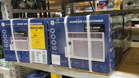 Air Conditioner Available for Purchase Stock Footage 159920315