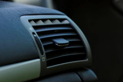 Air conditioner in compact car Stock Photos