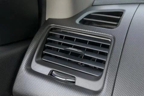 Air conditioner in compact car Foto stock