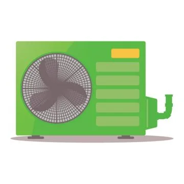 Air Conditioner Compressor Illustrazione stock