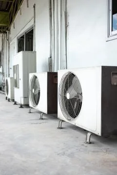 Air conditioner compressor Stock Photos