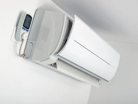 Air-conditioner consumption Stock Photos