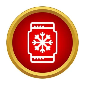 Air conditioner cooling system snowflake icon vector Stock Illustration