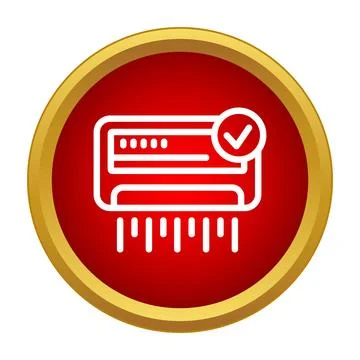 Air conditioner cooling unit service maintenance check icon Stock Illustration
