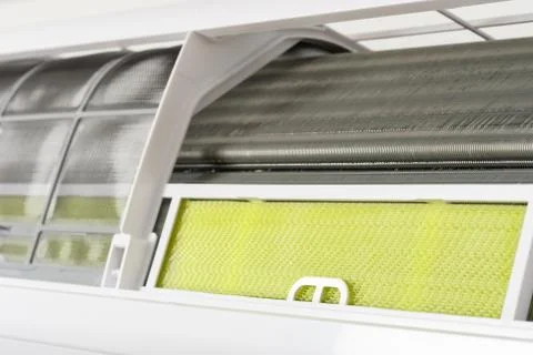 Air conditioner filter Stock Photos