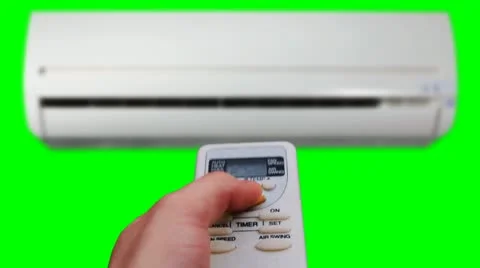 Air Conditioner Green Background 動画素材 11184566
