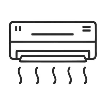 Air conditioner icon. Stock Illustration