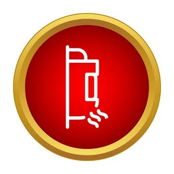 Air conditioner icon representing cooling system climate control Stock Illustration