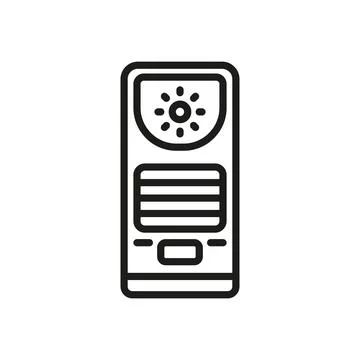 Air conditioner icon vector design templates simple and modern Stock Illustration