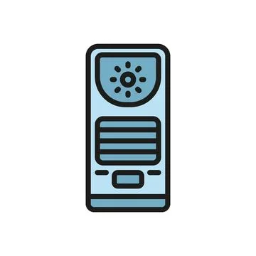 Air conditioner icon vector design templates simple and modern Stock Illustration