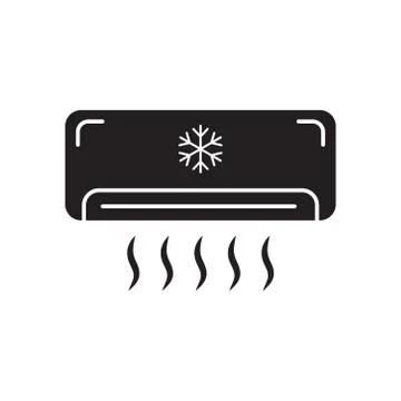 Air conditioner icon vector Stock Illustration