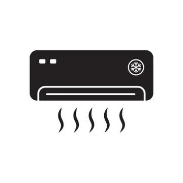 Air conditioner icon vector Stock Illustration