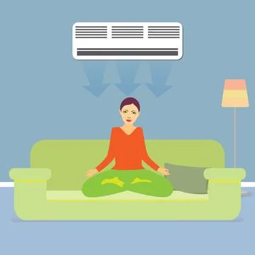 Air conditioner Stock Illustration