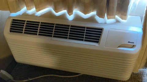 Air Conditioner Inside of Hotel 스톡 동영상 164474339