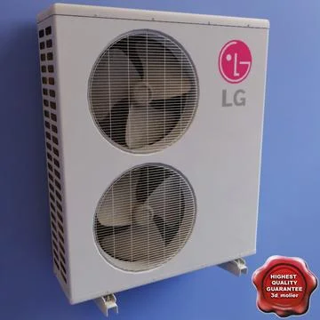 Air Conditioner LG V2 3D Model