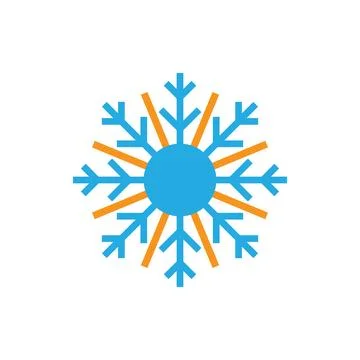 Air conditioner logo icon Stock Illustration