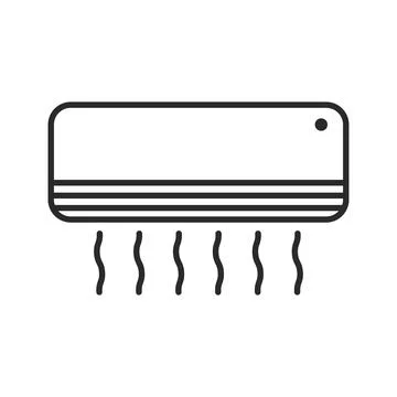 Air conditioner logo icon 스톡 일러스트