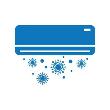 Air conditioner logo icon Stock Illustration