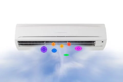 Air conditioner machine Stock Photos