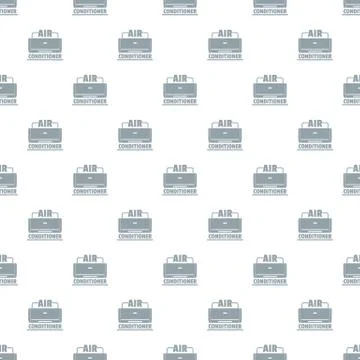 Air conditioner pattern seamless Illustrazione stock