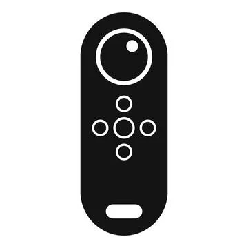 Air conditioner remote control icon, simple style Illustrazione stock