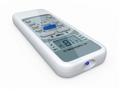 Air Conditioner remote control Illustrazione stock
