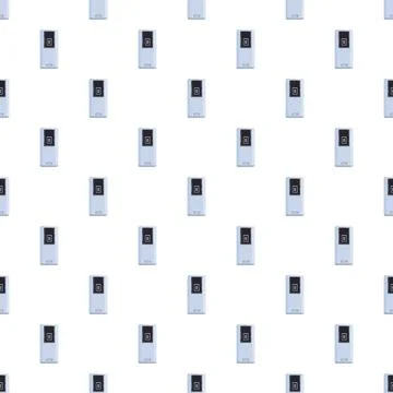 Air conditioner remote control seamless pattern background Stock Illustration