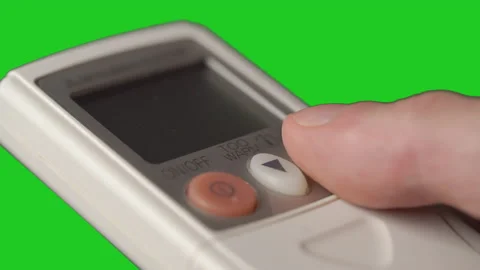 Air conditioner remote controller. AC infrared climate control. Vidéo 170775797