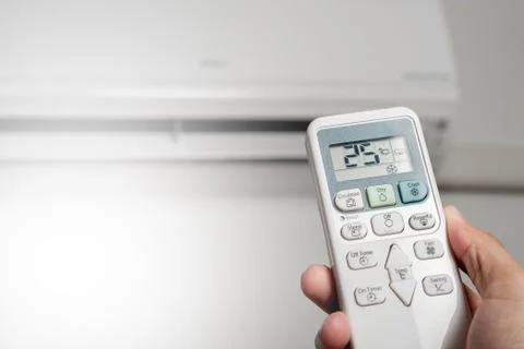 Air conditioner remote Foto stock