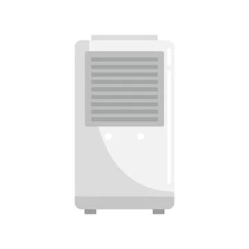Air conditioner stand icon flat isolated vector 스톡 일러스트
