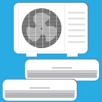 Air conditioner system Stock Illustration