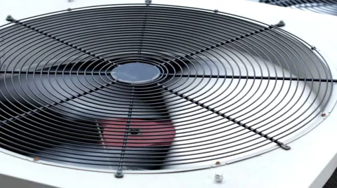 Air conditioner unit fan rotating 스톡 동영상 1139044