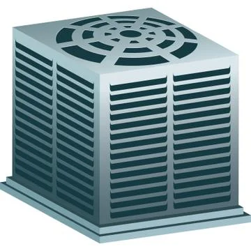 Air conditioner unit Stock Illustration
